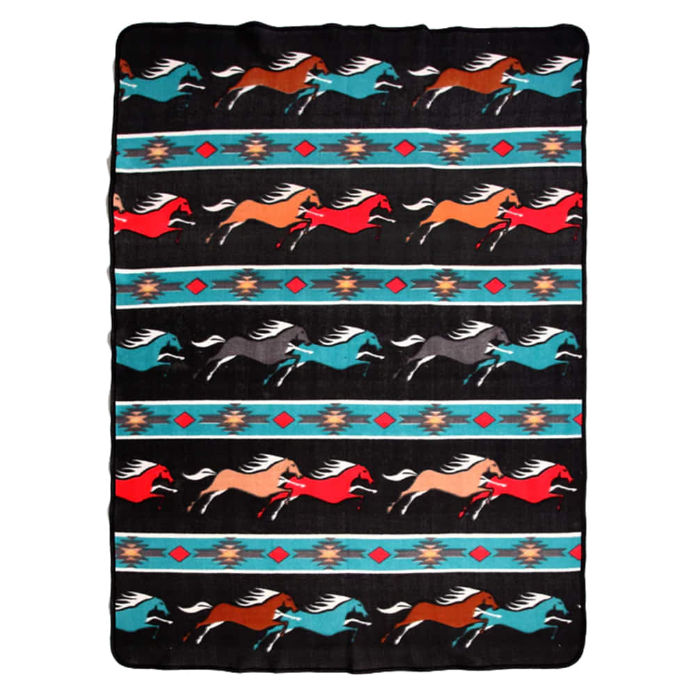 El Paso Saddle Blanket Home Decor El Paso Saddle Blanket Fleece Lodge Blanket 60"x80"