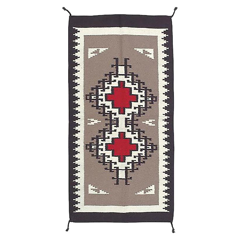 El Paso Saddle Blanket Home Decor Multi / 20X40 El Paso Handwoven Southwest Rug 325