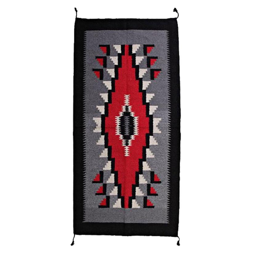 El Paso Saddle Blanket Home Decor Multi / 20X40 El Paso Saddle Blanket Handwoven Southwest Rug 326B