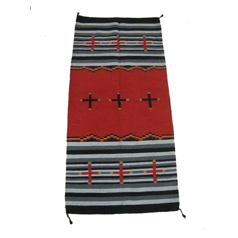 El Paso Saddle Blanket Home Decor Multi / 20X40 El Paso Saddle Blanket Handwoven Southwest Rug 367