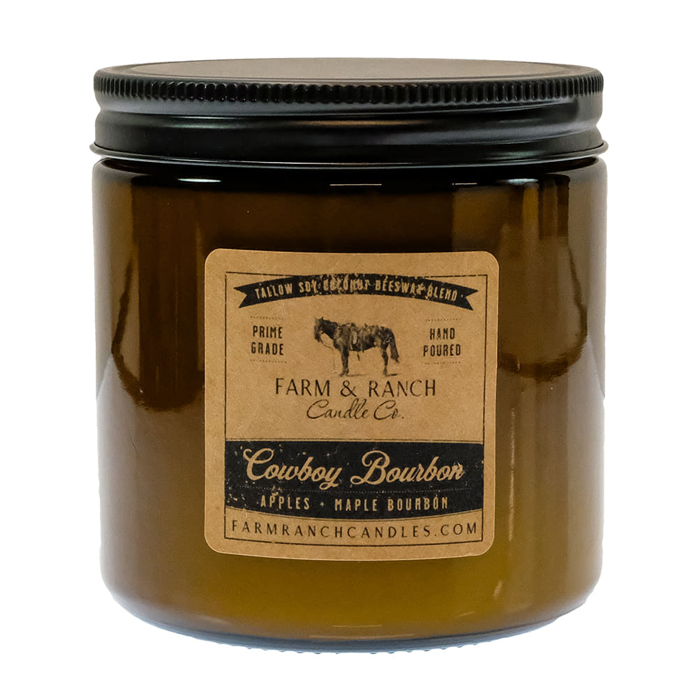 Farm and Ranch Candle Co. Home Decor Farm and Ranch Candle Co. Cattle Baron Candle in Patchouli Scent