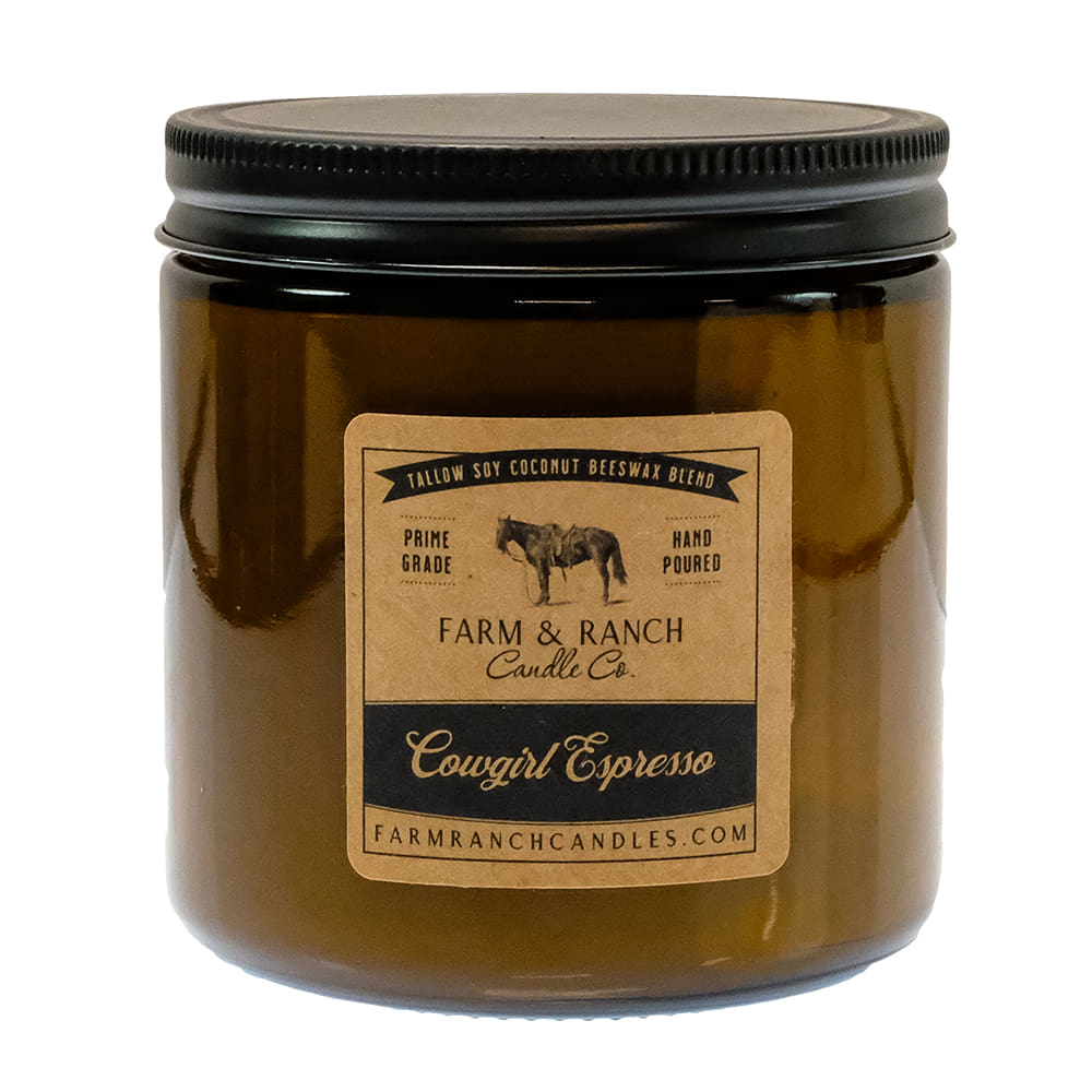 Farm and Ranch Candle Co. Home Decor Farm and Ranch Candle Co. Cowgirl Espresso Candle 12oz