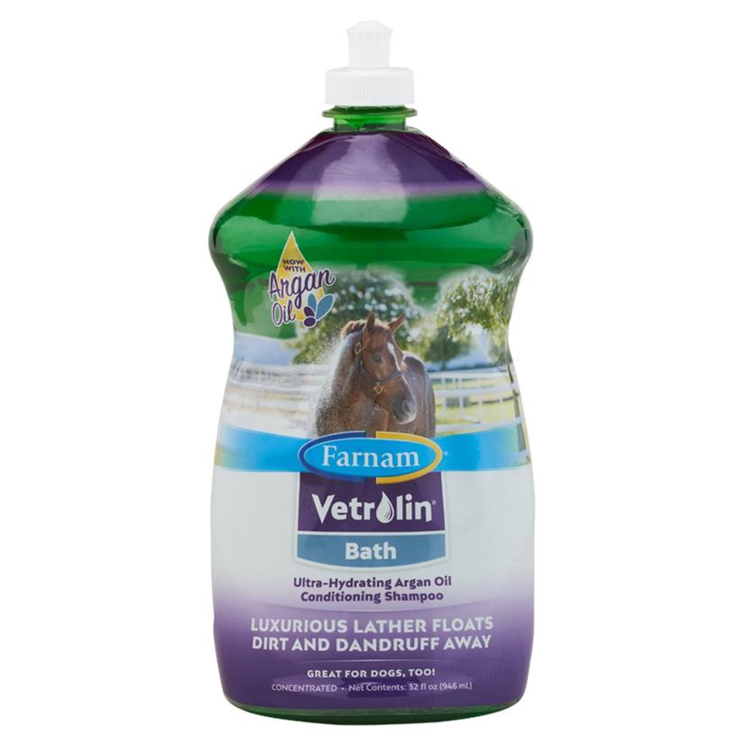 Farnam Supplies 32oz Vetrolin Bath Conditioning Shampoo - 32 Oz
