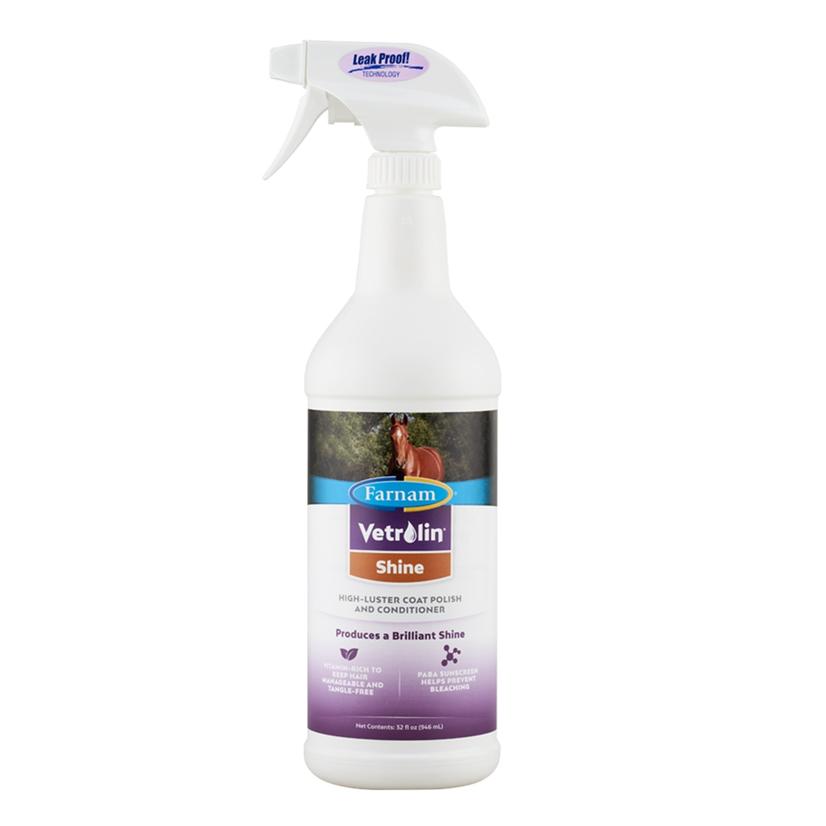 Farnam Supplies 32oz Vetrolin Shine Coat Polish/Conditioner 32oz