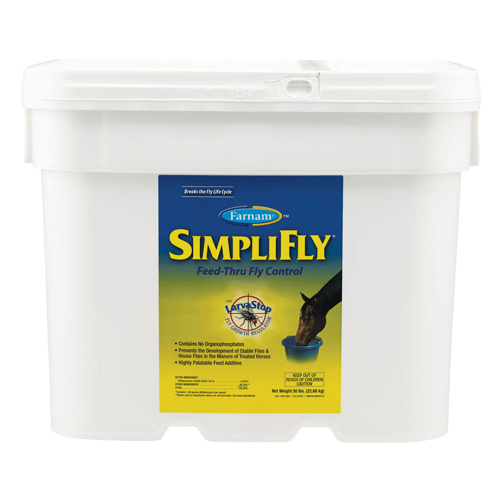 Farnam Supplies 50lb Farnam SimpliFly with LarvaStop 50 Lb.