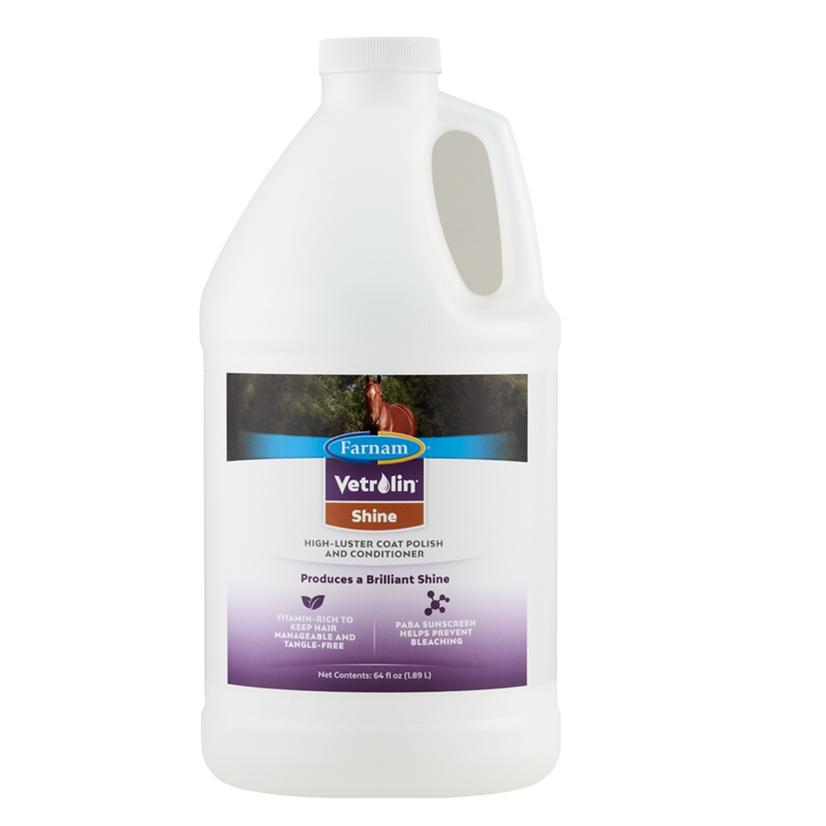 Farnam Supplies 64oz Vetrolin Shine Coat Polish and Conditioner 64oz
