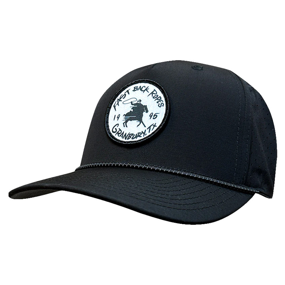 Fast Back Hats Fast Back Solid Black Cap