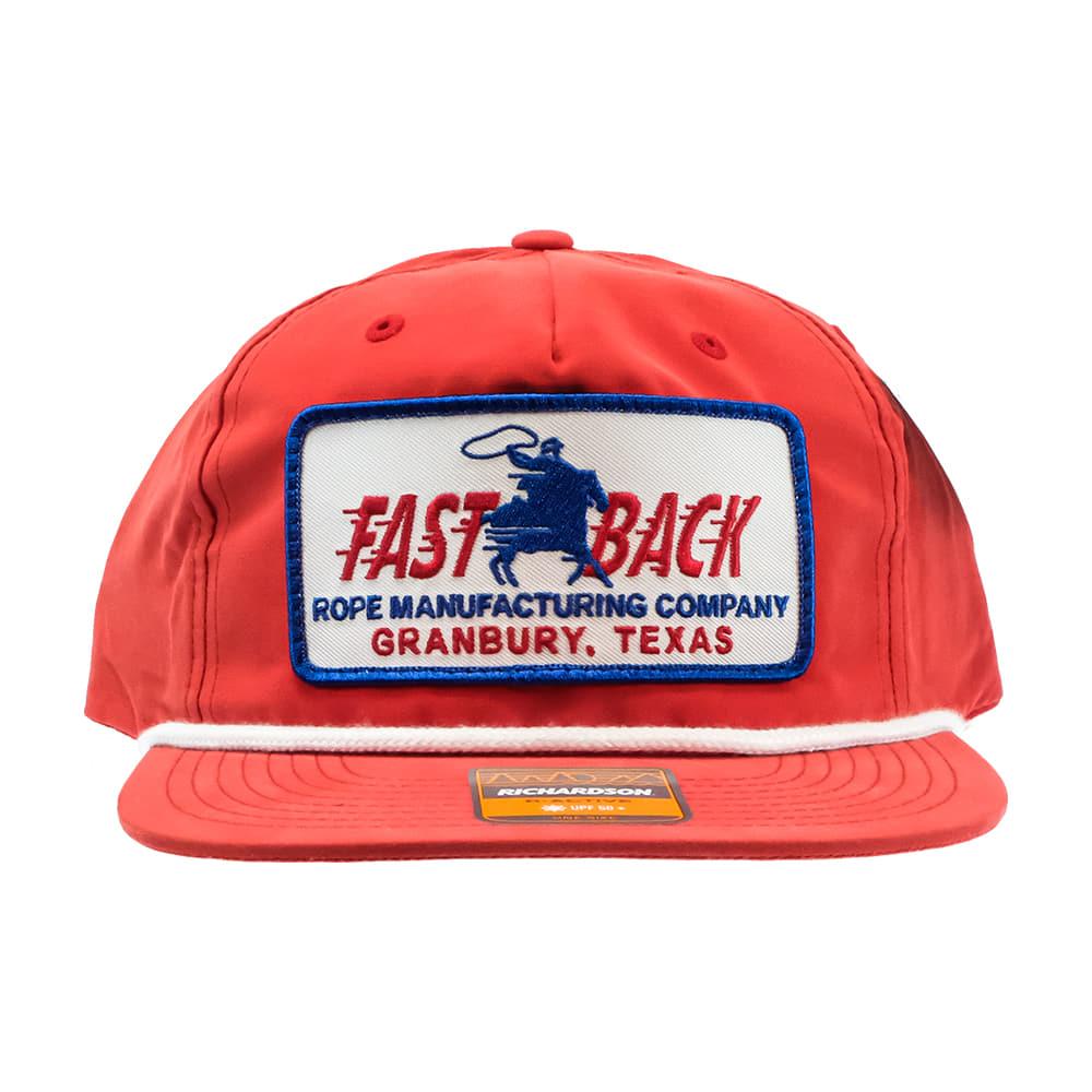 Fast Back Hats OSFA / RED Fast Back Red Retro Logo Cap