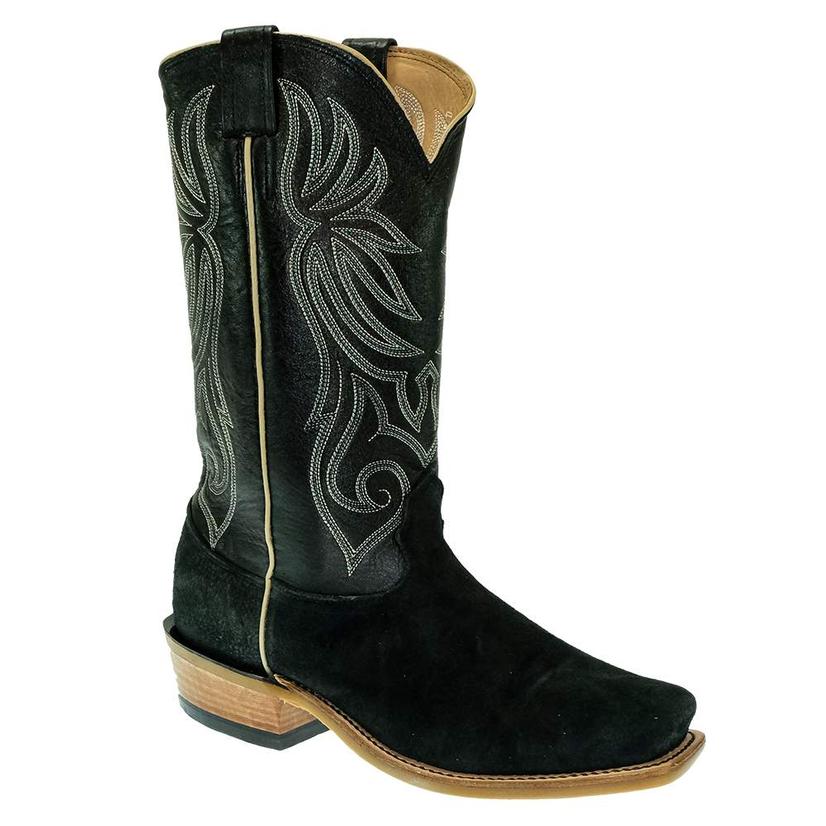 Fenoglio Footwear Fenoglio Black Roughout Men's Boots