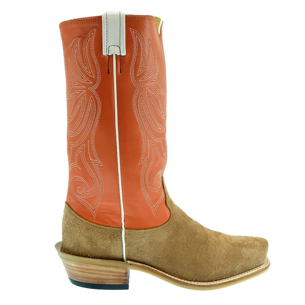 Fenoglio Footwear Fenoglio Light Rowdy Rough Out Orange Top Men's Boots
