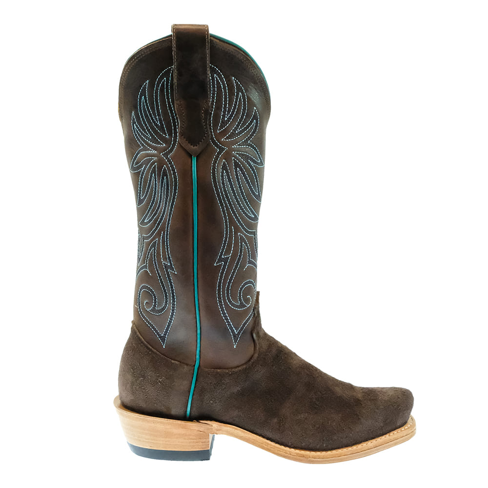 Fenoglio Footwear Fenoglio Women's Rough Out Chocolate Boots