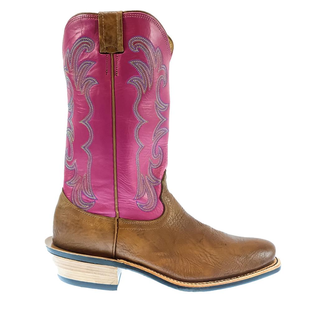 Fenoglio Footwear STT Fenoglio Tan Camello and Pink Women's Boots