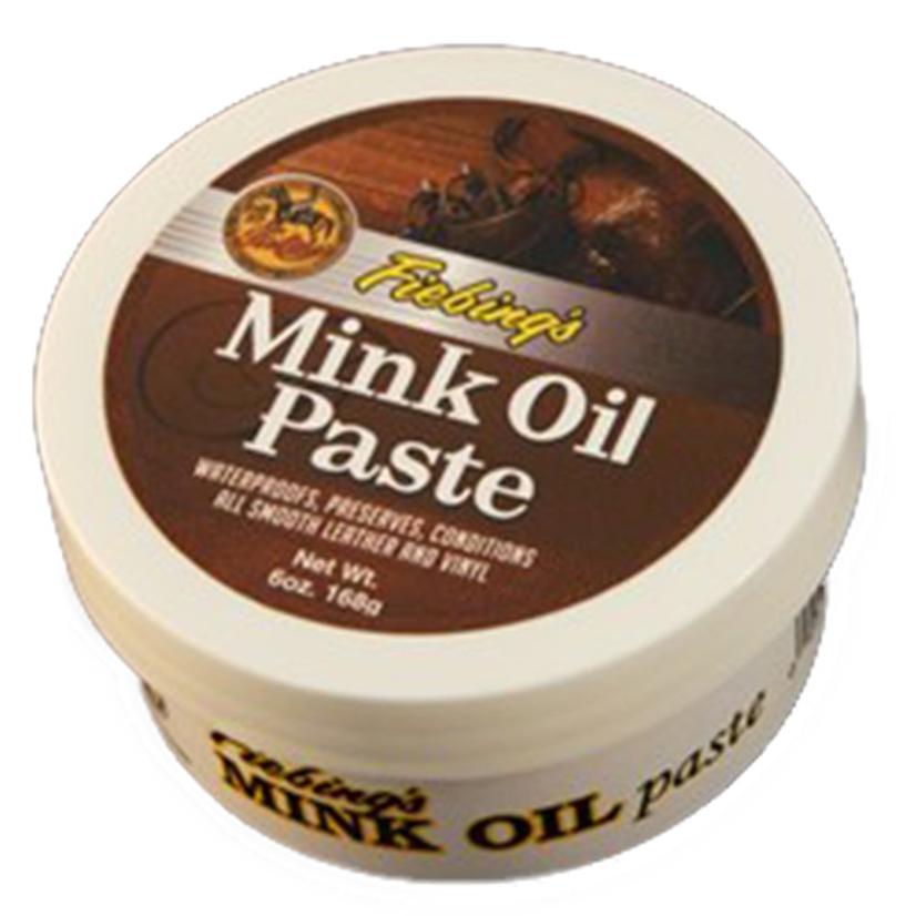 Fiebing's Supplies 6oz Fiebing Mink Oil Paste 6oz