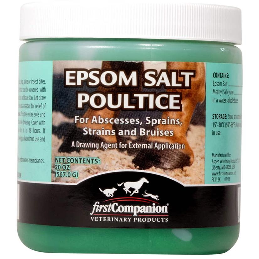 First Companion Supplies 20oz Epsom Salt Poultice 20oz