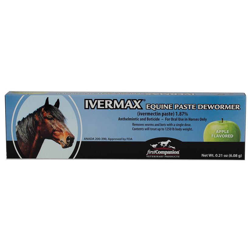 First Companion Supplies Ivermax Equine Paste Dewormer for Horses