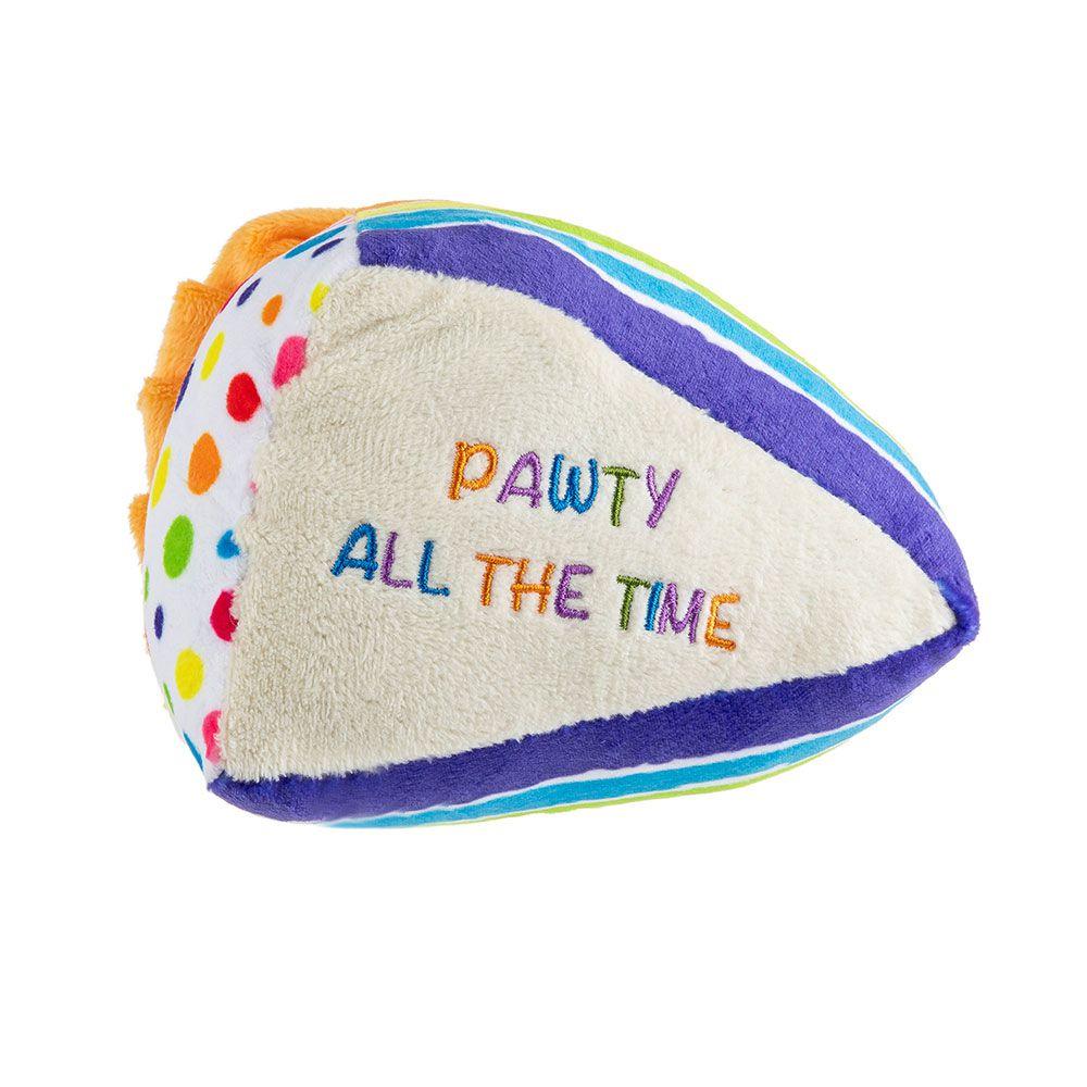Haute Diggity Dog Supplies Multi Haute Diggity Dog Birthday Cake Slice Dog Toy