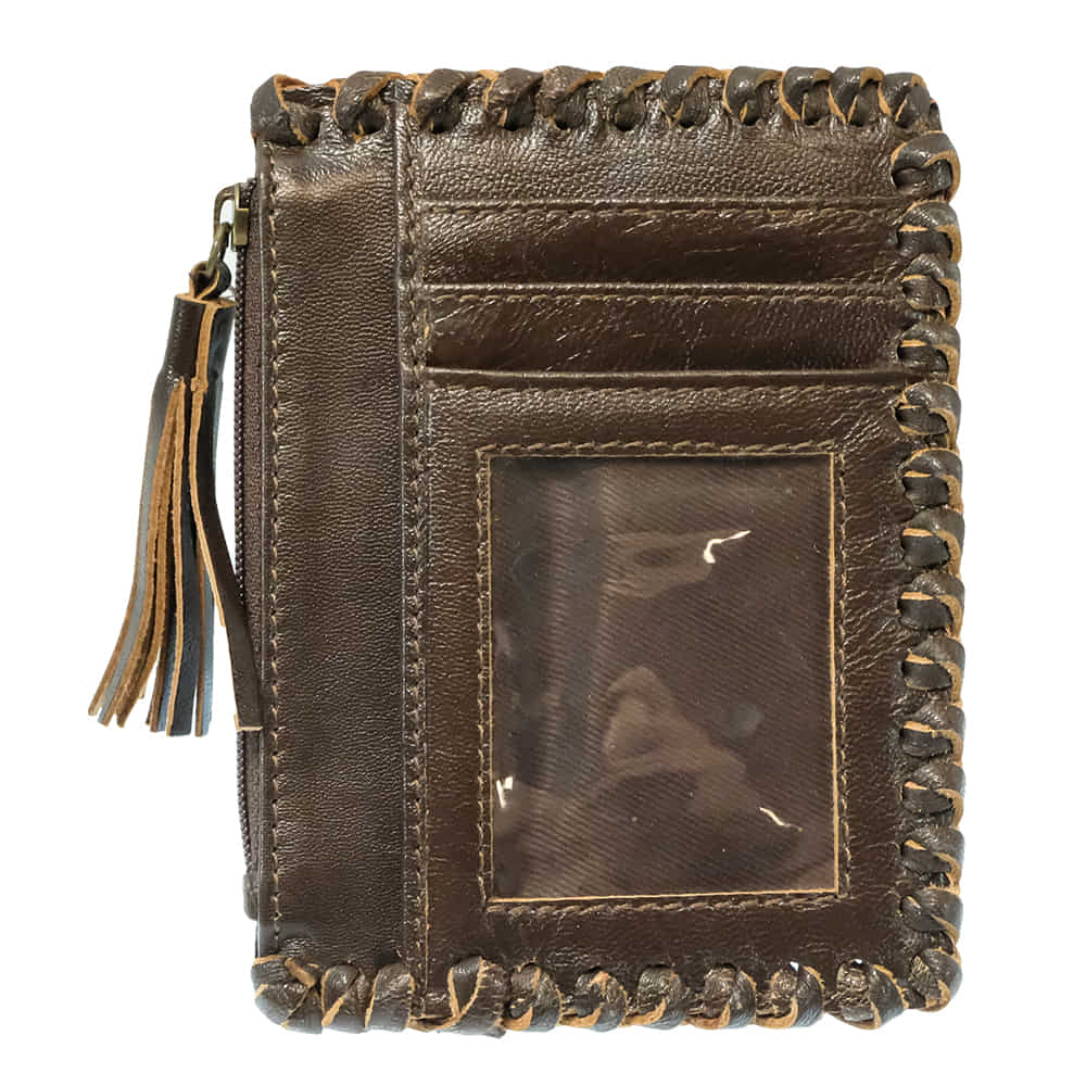 Haute Southern Hyde Other Haute Southern Hyde By Beth Marie Brown Leather Hazy Ryder Card Holder