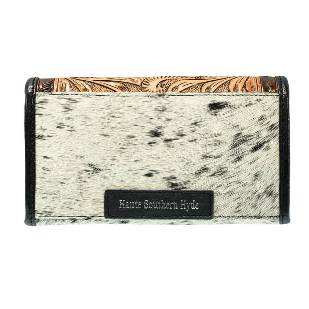 Haute Southern Hyde Other Haute Southern Hyde By Beth Marie Cowhide Leather Tooled The Hank Wallet