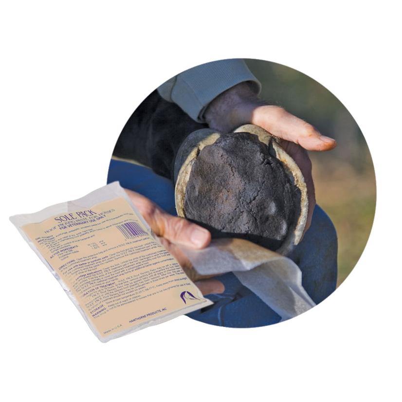 Hawthorne Products Supplies 2oz Hawthorne Sole Pack Medicated Hoof Packing Paddie 2 OZ