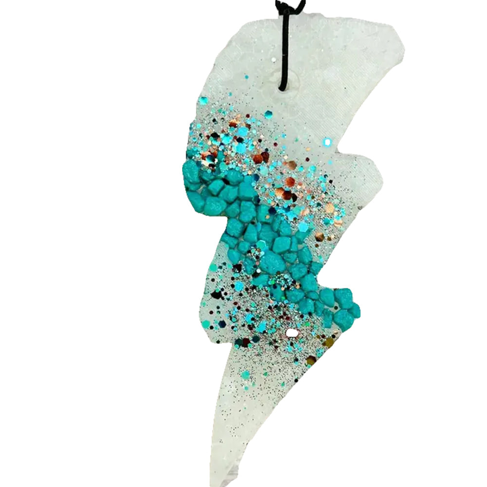 Heavenly Divine Creations Other Heavenly Divine Creations Blue Leather Lightning Bolt Air Freshener