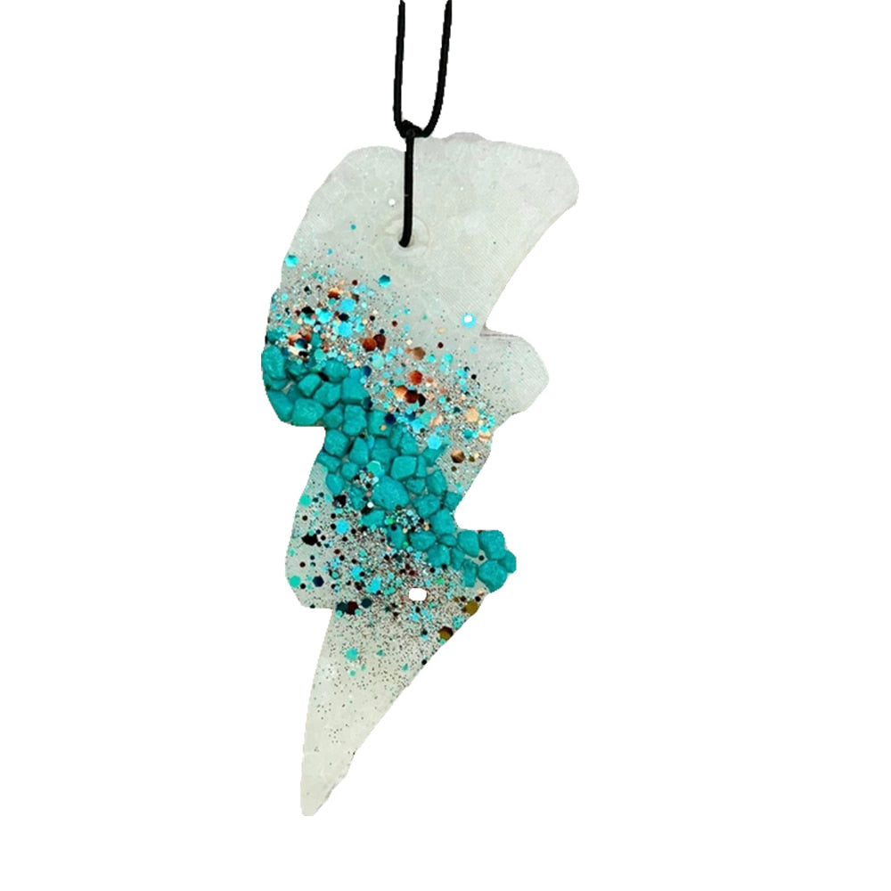 Heavenly Divine Creations Other Heavenly Divine Creations Blue Leather Twine Lightning Bolt Air Freshener