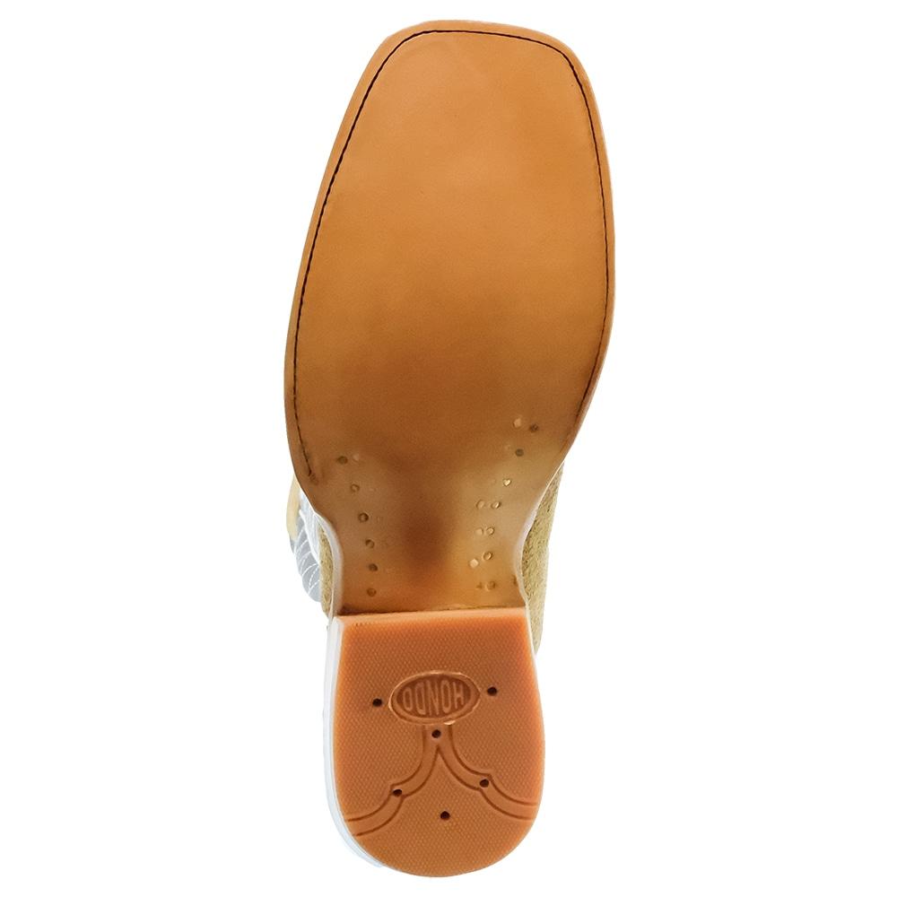 Hondo Boots Footwear Hondo Maple Rough Out Brown Volcano Top Men's Boots
