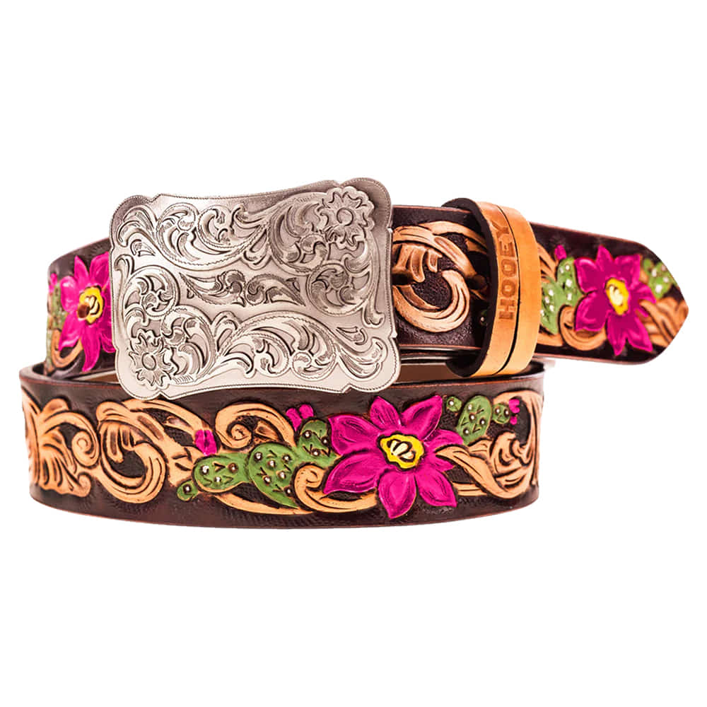 Hooey Apparel Hooey Women's Multicolor Senorita Cactus Blossom Belt