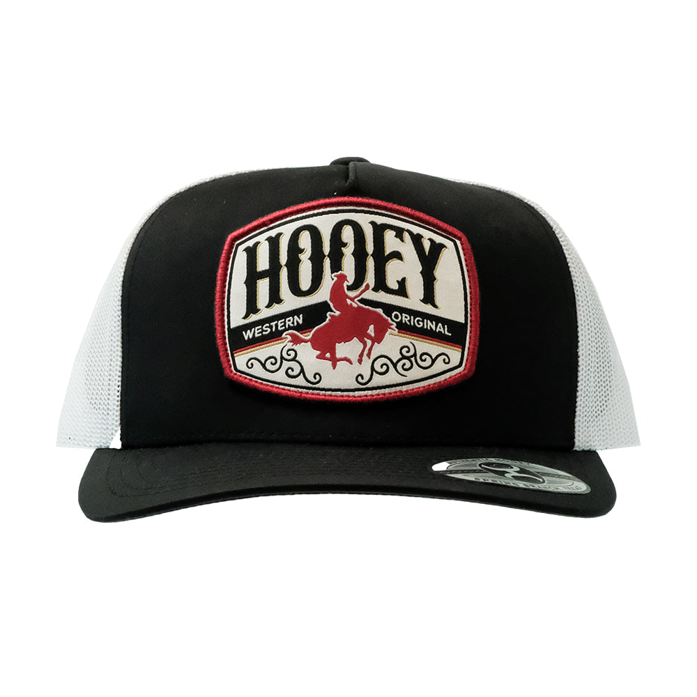 Hooey Hats Hooey Black and White Salado Patch Cap