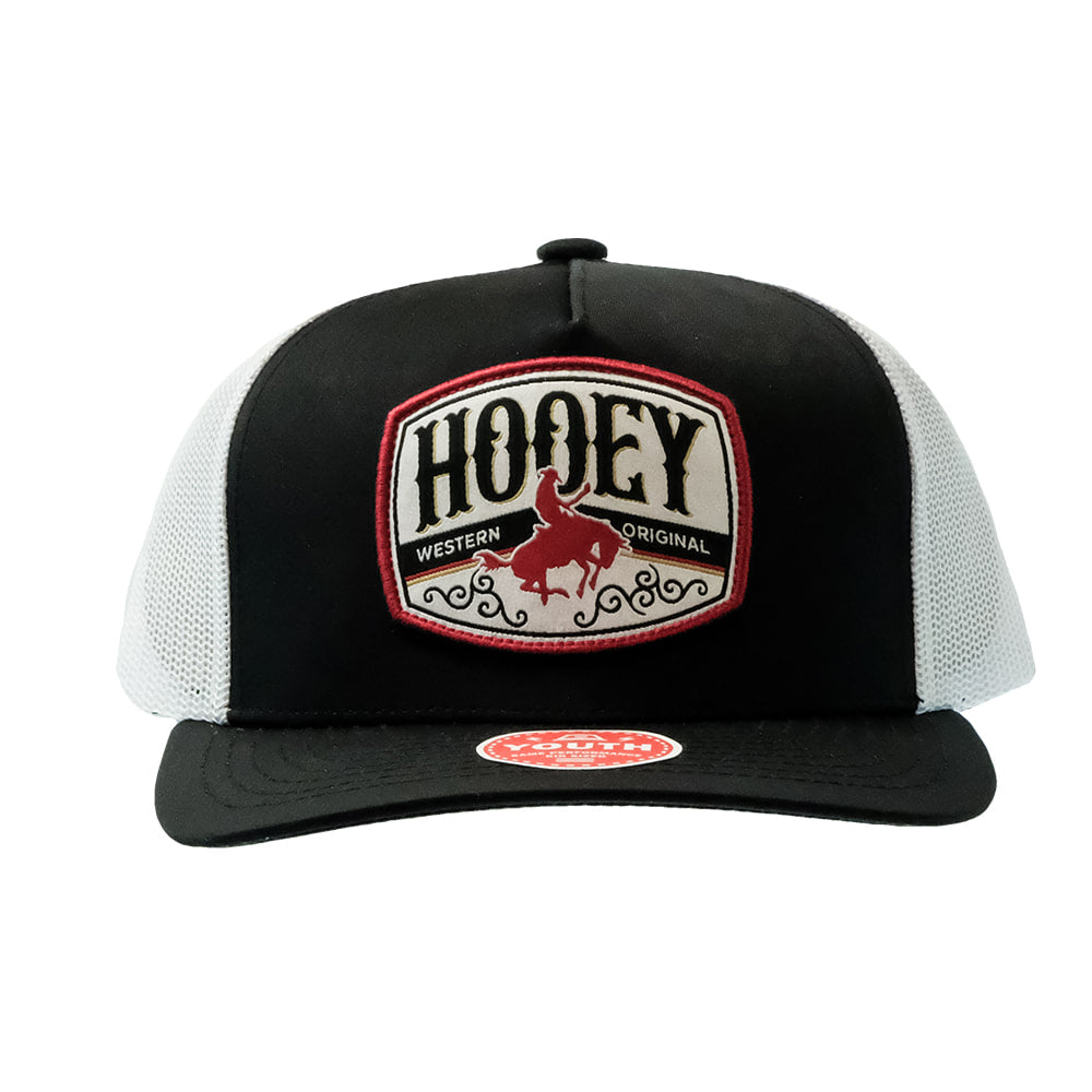 Hooey Hats Hooey Black and White Salado Youth Cap