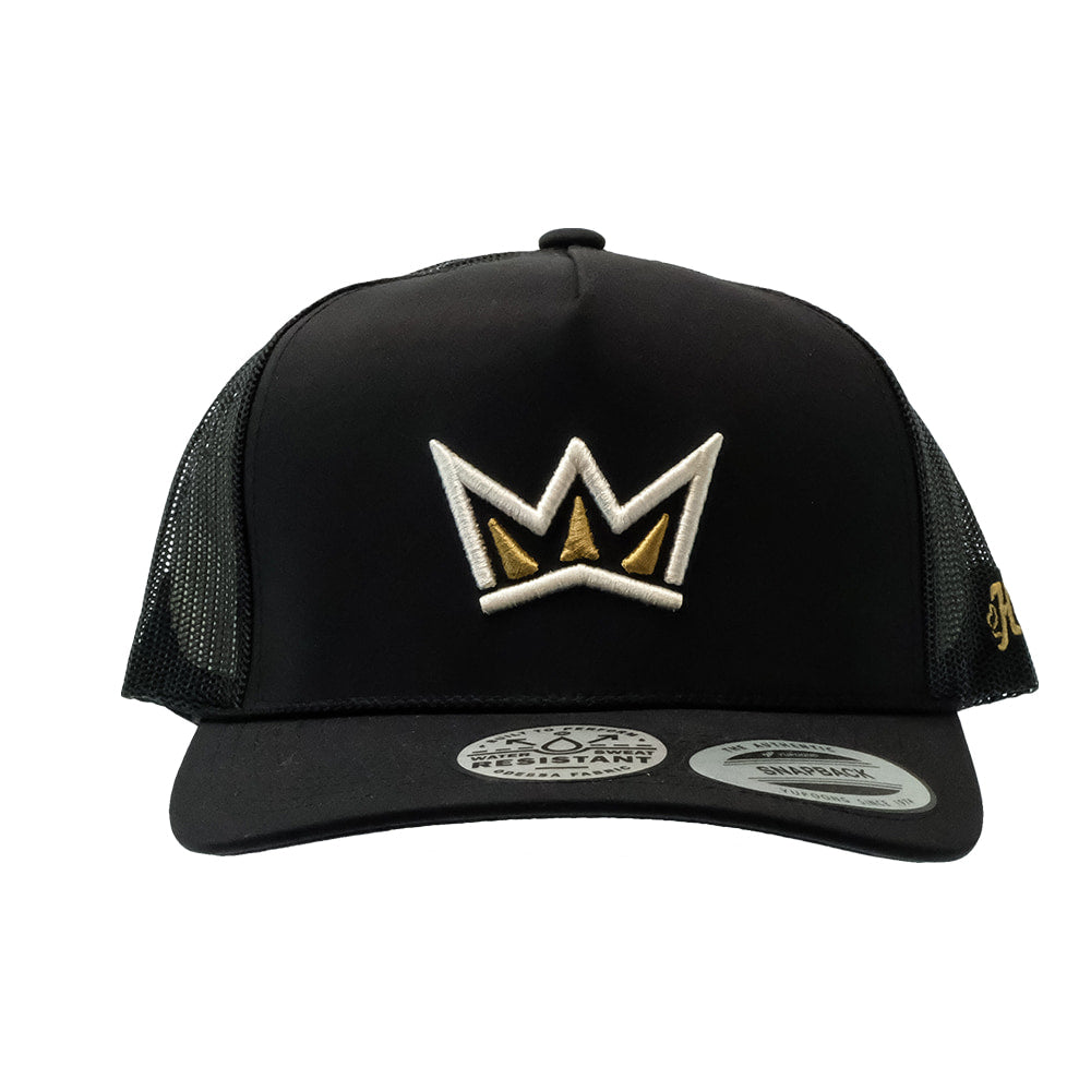 Hooey Hats Hooey Black Sage Kimzey White and Yellow Logo Trucker Caps