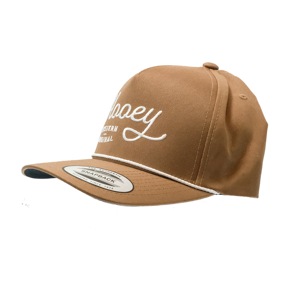 Hooey Hats Hooey OG Light Brown with White Stitching Trucker Cap