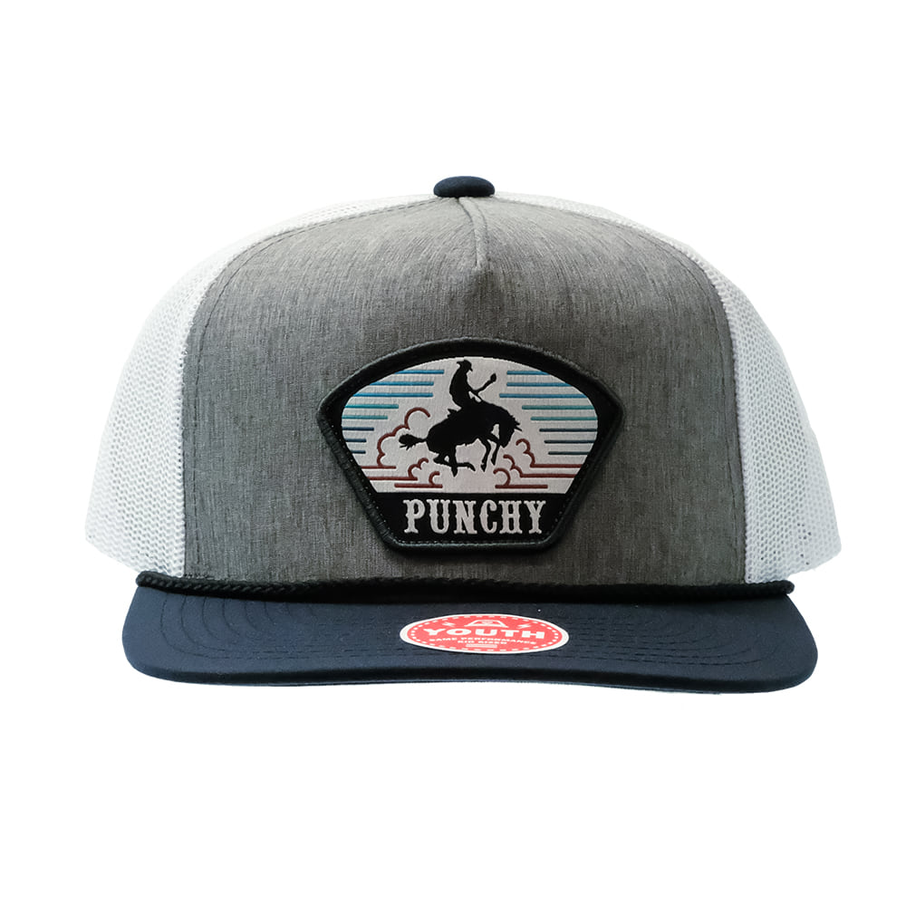Hooey Hats Hooey Youth Grey and White Cavvy Cap