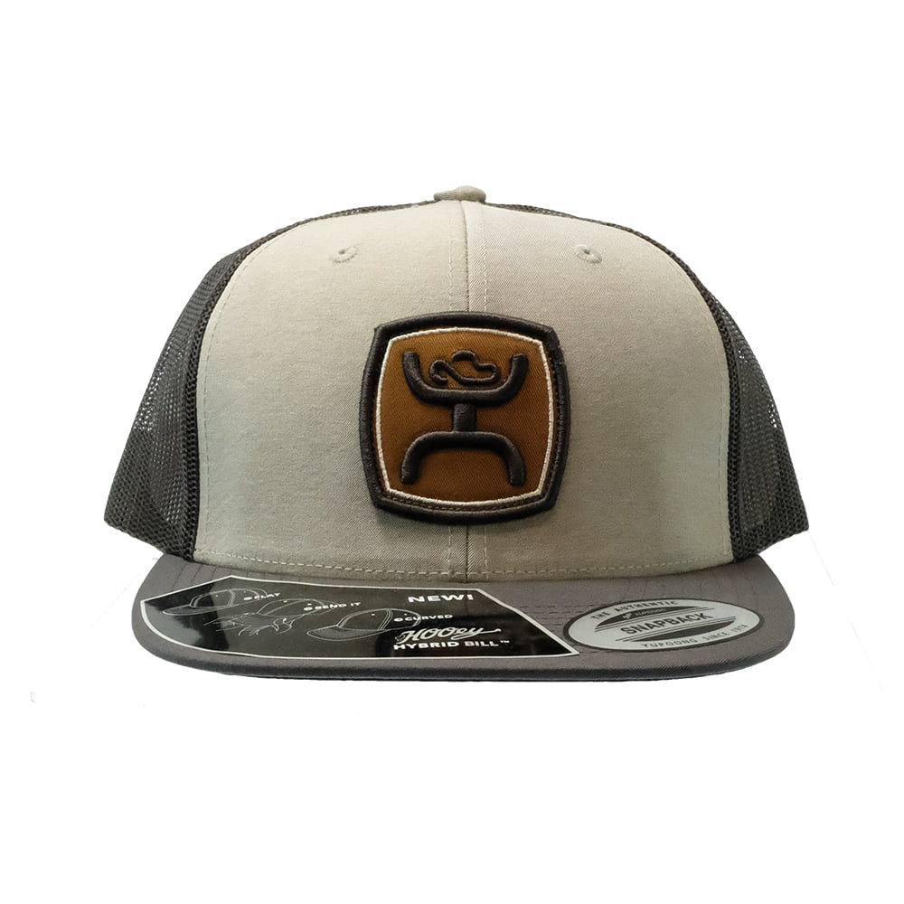 Hooey Hats Hooey Zenith Light Grey 6Panel Trucker Cap