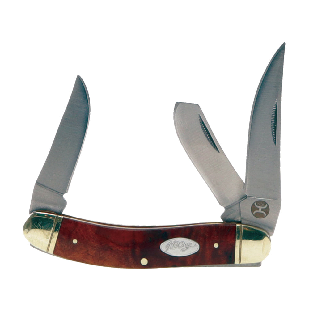 Hooey Knives Hooey Burl Wood Sow Belly