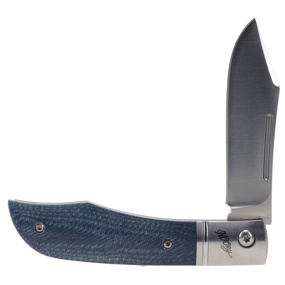 Hooey Knives Hooey Velocity Blue Denim Micarta with Clip Knife