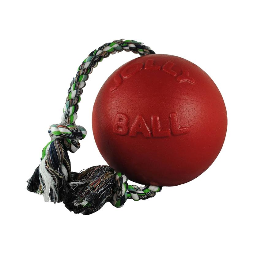 HORSEMEN`S PRIDE Supplies 4.5" / Red Jolly Pets Romp N Roll 4.5" Dog Toy Small