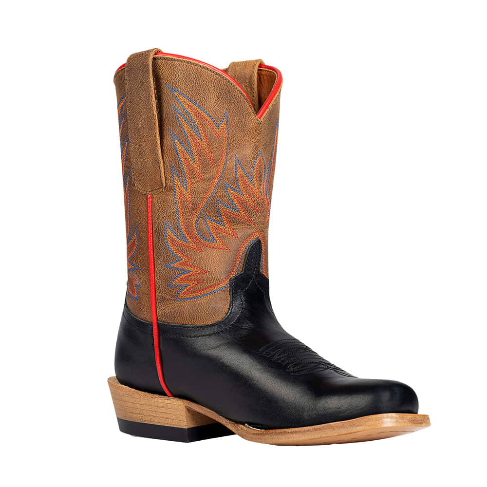 Horsepower Kids Footwear Horsepower Kids Boy's Black and Tan Boot