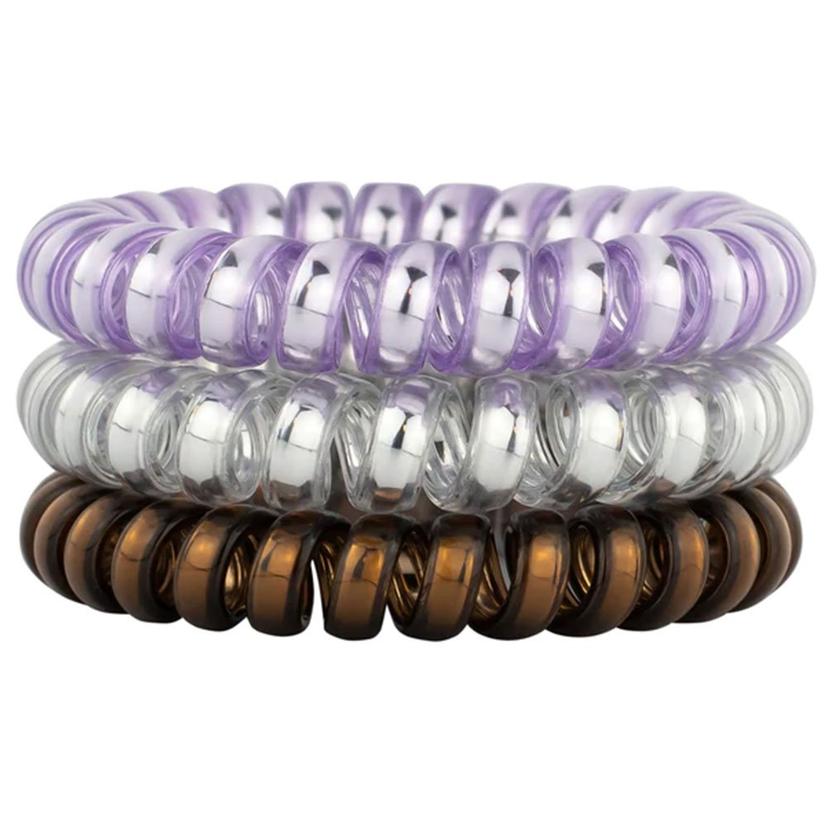 Hotline Hair Ties Other Multi / OSFA Hotline Hair Ties Lavender Crush Set