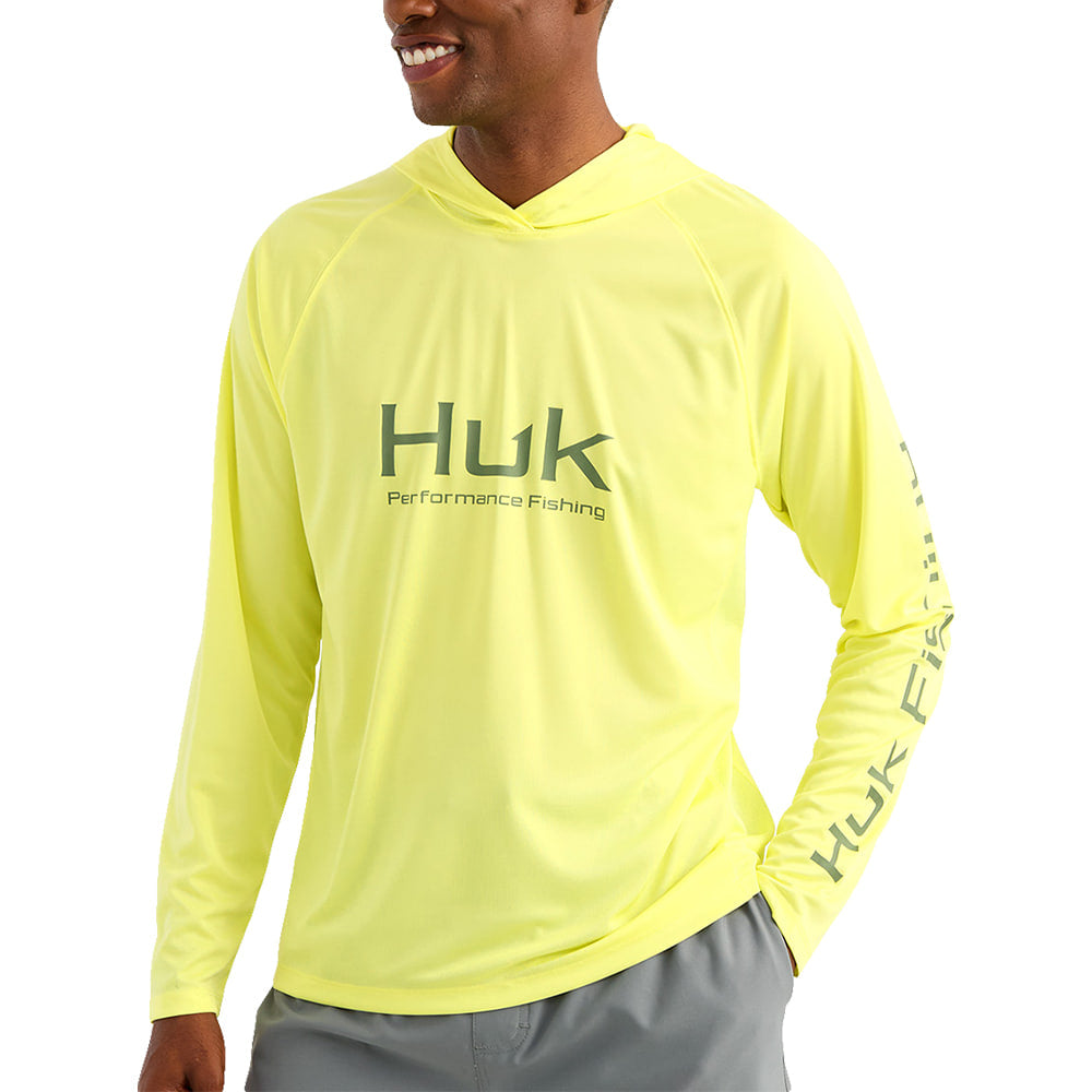 Huk Apparel Huk Men's Pursuit Hoodie in Vintage Chartrusese