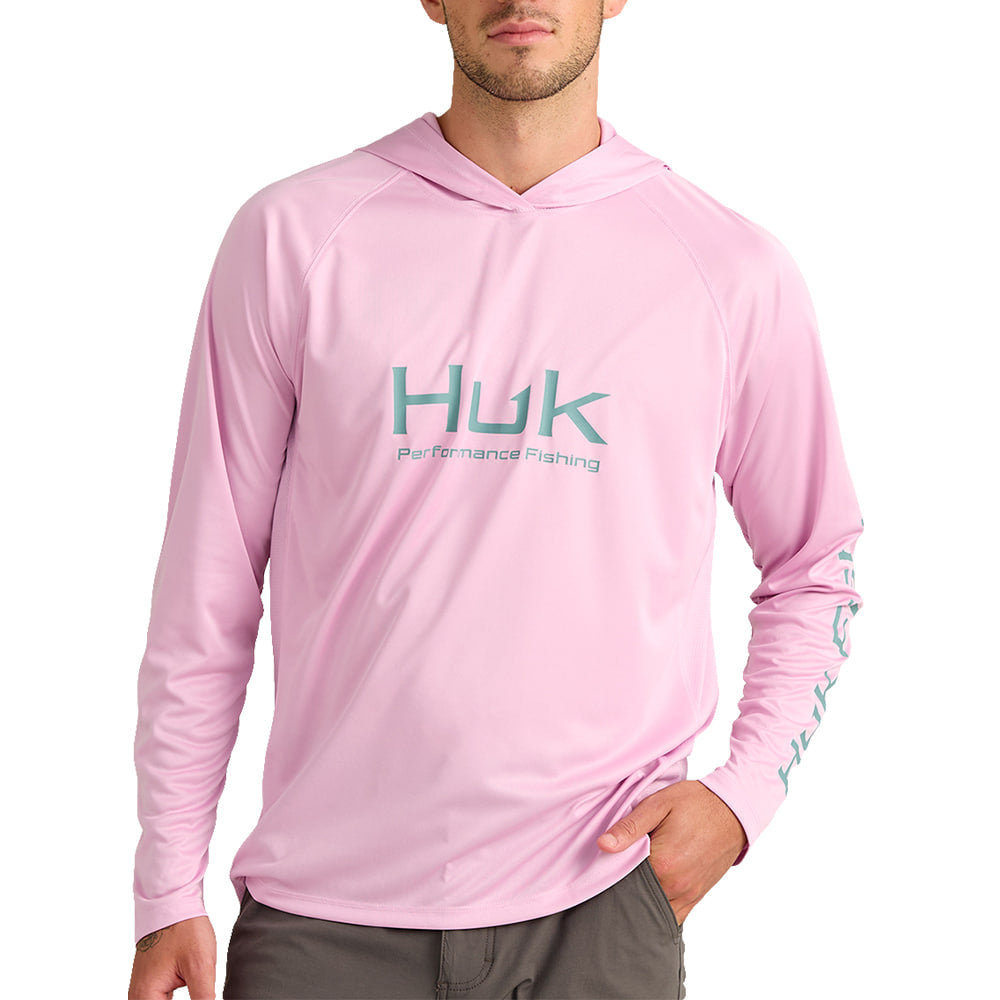 Huk Apparel MENS PURSUIT HOODIE IN OLEANDER