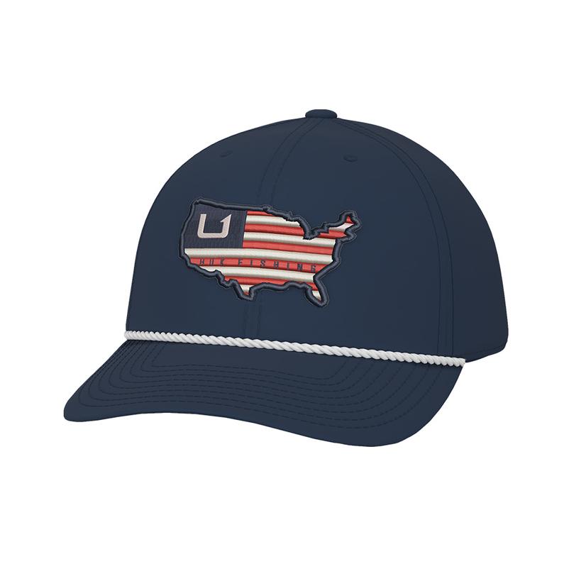 Huk Hats Sargasso Sea / OSFA Huk American Rope Cap