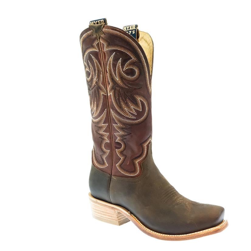 Hyer Boots Footwear Hyer Boots Hays Rust Vintage Goat Shaft Men's Boots