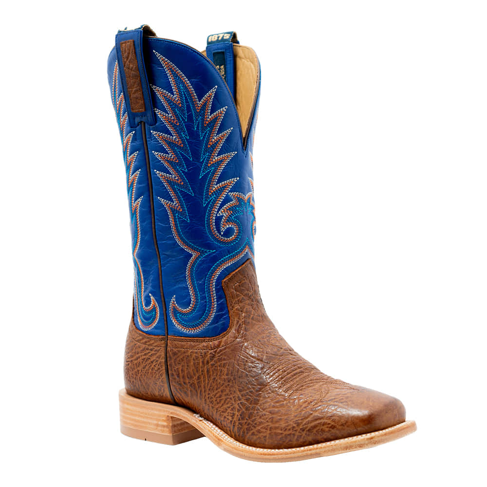 Hyer Boots Footwear MENS KINCAID BOOT RYE AND BRIGHT BLUE