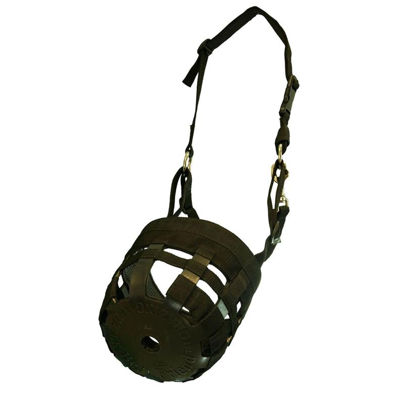 Intrepid Int. Supplies PONY / BLACK Best Friend's Grazing Muzzle - Pony