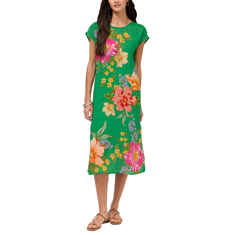johnny was green dress Women's Celiora Floral Side Slit by Floral / S Pair with espadrille wedges Size #:6 PROMO::BWFLASH-50 Suit Styling: How to