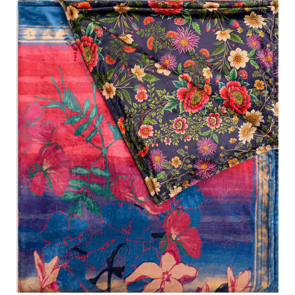 Johnny Was Collection Home Decor Johnny Was Collection Laurel Canyon Cozy Blanket in Lavendula