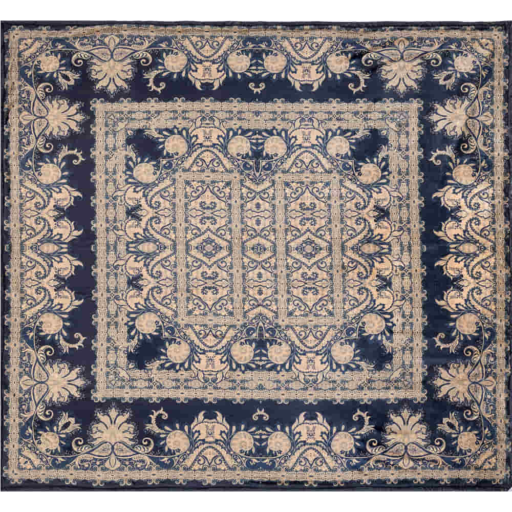 Johnny Was Home Decor Navy / 75"x68" Johnny Was Navy Roman Paisley Cozy Blanket