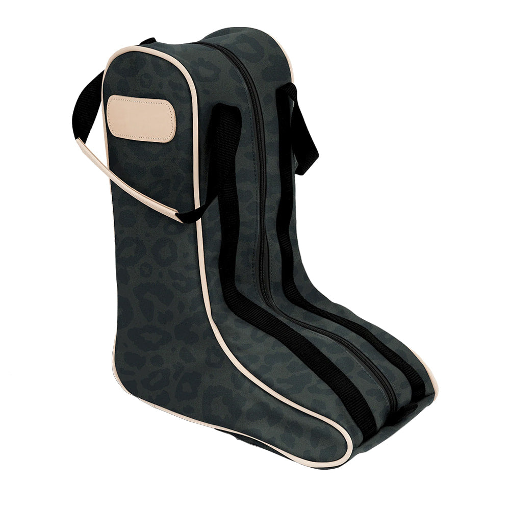 Jon Hart Other Dark Leopard Jon Hart Boot Bag in Dark Leopard Coated Canvas