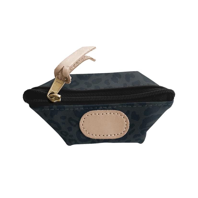 Jon Hart Other Dark Leopard Jon Hart Pod Pouch Dark Leopard Coated Canvas