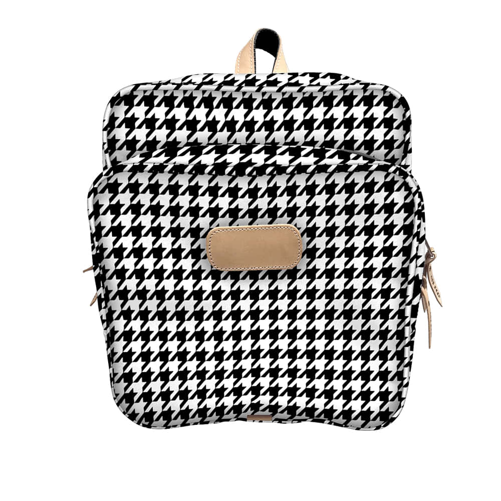 Jon Hart Other Jon Hart Black and White Houndstooth Coated Canvas City Pack
